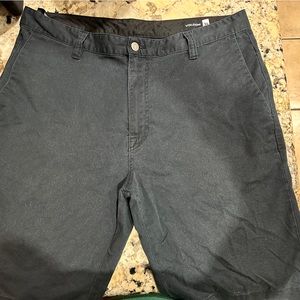 Size 36 men’s Volcom shorts, used, Black.
